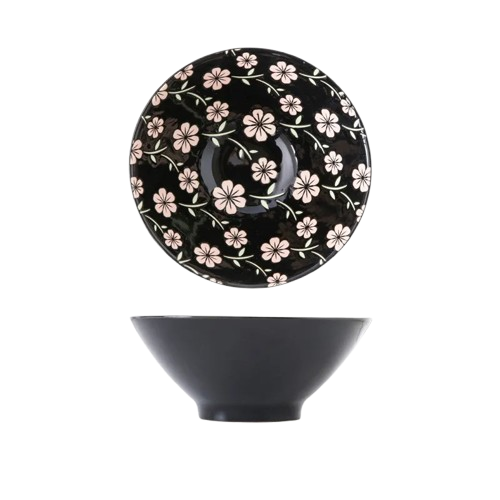 Roomcytle 8 Inch Embossed Porcelain Soup Bowl