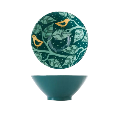 Roomcytle 8 Inch Embossed Porcelain Soup Bowl