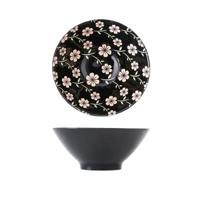 Roomcytle 8 Inch Embossed Porcelain Soup Bowl