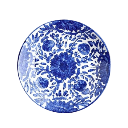 Roomcytle Blue Flower Dinner Plate | Handmade Tableware