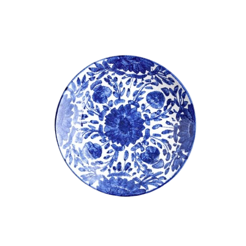 Roomcytle Blue Flower Dinner Plate | Handmade Tableware