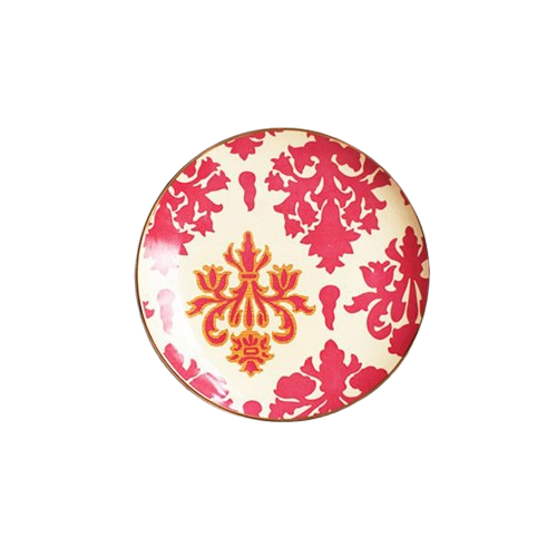 Roomcytle Ceramic Dinner Plate – 18cm Glazed Round Tableware